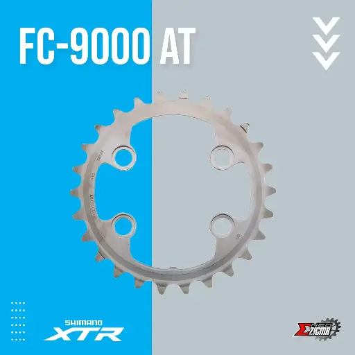 [CRSH121I] Chainring MTB SHIMANO XTR FC-M9000 AT 26T Y1PV26000 Ind. Pack