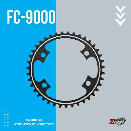[CRSH112I] Chainring Road SHIMANO Dura-Ace FC-9000 MD 39T Y1N239000 Ind. Pack