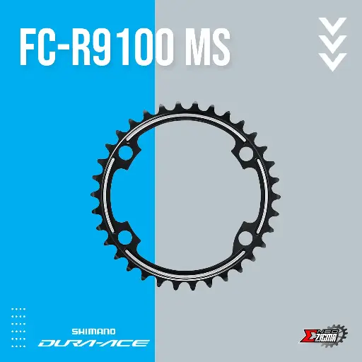 [CRSH127I] Chainring Road SHIMANO Dura-Ace FC-R9100 MS 34T Y1VP34000 Ind. Pack