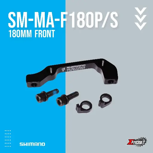 [DASH107] Disc Adapter SHIMANO Others SM-MA-F180P/S Post to Std Front 180mm ISMMAF180PSA