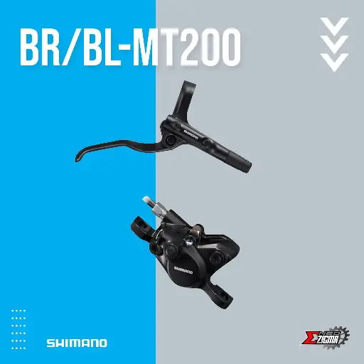 [DBSH027RE] Disc Brake Assembly MTB SHIMANO Non-Series BR/BL-MT200 Hydraulic Rear Ind. Pack EMT200KRRXRA170
