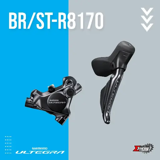 [DBSH082RI] Disc Brake Assembly Road SHIMANO Ultegra Di2 BR/ST-R8170 12-Spd For 140mm Rotor IR8170DRRDSC170E J-Kit Hydraulic Rear Ind. Pack