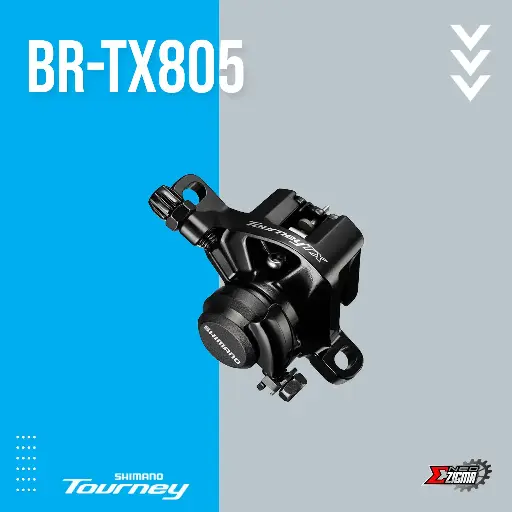 [DBSH068E] Disc Brake MTB SHIMANO Tourney BR-TX805 Front or Rear Ind. Pack EBRTX805FPRL
