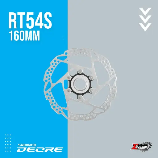 [DRSH159E] Disc Rotor MTB SHIMANO Deore RT54S 160mm Center Lock Ind. Pack ESMRT54SI3