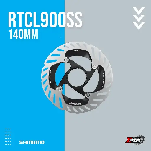 [DRSH173I] Disc Rotor Road SHIMANO Dura-Ace RTCL900SS 140mm w/ Large Lock Ring Center Lock IceTech Freeza Radiator Fin Ind. Pack IRTCL900SSE