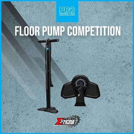 [PUMPPR121] Floor Pump PRO Competition Steel Barrel PRPU0100