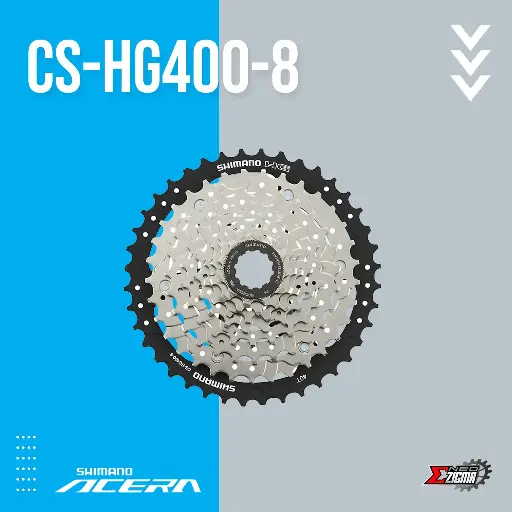 Cassette Sprocket MTB SHIMANO Acera CS-HG400-8 Ind. Pack
