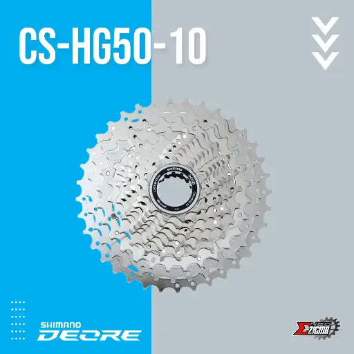 [FWSH108I] Cassette Sprocket MTB SHIMANO Deore CS-HG50 10-Spd 11-36T ICSHG5010136