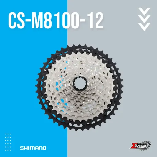 [FWSH218I] Cassette Sprocket MTB SHIMANO XT CS-M8100 12-Spd (Hyperglide+) 10-51T Micro Spline Ind. Pack  ICSM8100051