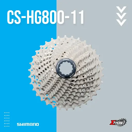 [FWSH196I] Cassette Sprocket Road SHIMANO Ultegra CS-HG800 11-Spd 11-34T Ind. Pack ICSHG8001111134