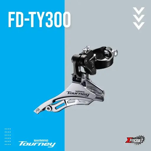 [FDSH223E] Front Derailleur MTB SHIMANO Tourney FD-TY300 34.9 Top Pull For 42T Ind. Pack EFDTY300DSTL6