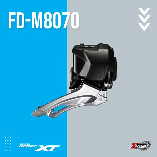 [FDSH206I SP] Front Derailleur MTB SHIMANO XT Di2 FD-M8070 2x11 Down Swing Ind. Pack IFDM8070