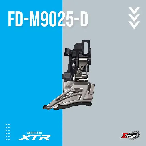 [FDSH146 SP] Front Derailleur MTB SHIMANO XTR FD-M9025-D 2x11 Down Swing Direct Mount KFDM9025D6