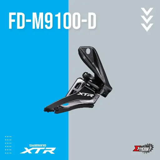 [FDSH225 SP] Front Derailleur MTB SHIMANO XTR FD-M9100-D 2x12 Side Swing Direct Mount KFDM9100D6