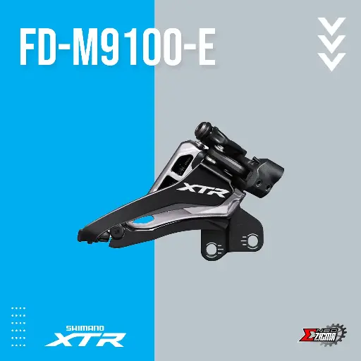 [FDSH226 SP] Front Derailleur MTB SHIMANO XTR FD-M9100-E 2x12 Side Swing E-Type KFDM9100E6