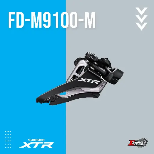 [FDSH227 SP] Front Derailleur MTB SHIMANO XTR FD-M9100-M 2x12 Side Swing  KFDM9100MM6