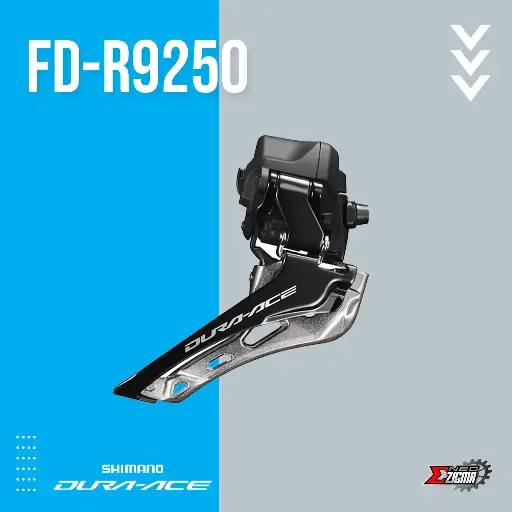 [FDSH256I] Front Derailleur Road SHIMANO Dura-Ace Di2 FD-R9250 12-Spd Down Swing Brazed-On Ind. Pack IFDR9250F