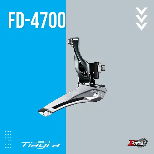[FDSH138I] Front Derailleur Road SHIMANO Tiagra FD-4700 10-Spd Brazed-on Ind. Pack IFD4700F