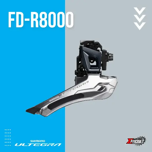 [FDSH220I] Front Derailleur Road SHIMANO Ultegra FD-R8000 11-Spd Brazed-On Ind. Pack IFDR8000F