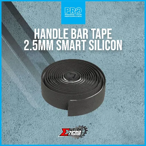 [HBTPPR102BK] Handle Bar Tape PRO 2.5mm Smart-Silicon PRTA0001