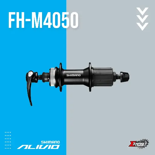[HUSH096RE] Hub MTB SHIMANO Alivio FH-M4050 32H 8/9/10-Spd Center Lock Rear Ind. Pack EFHM4050BZBL