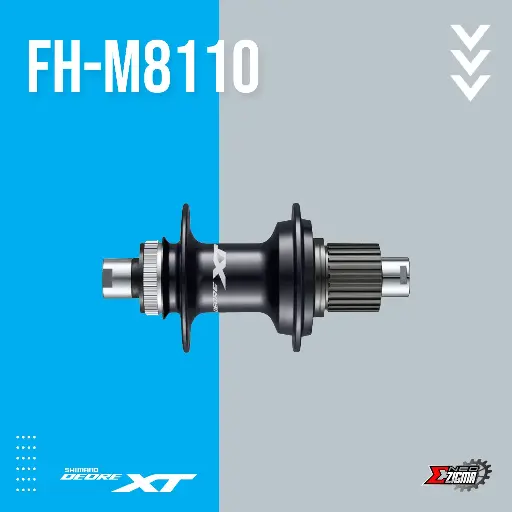 [HUSH046RE] Hub MTB SHIMANO XT FH-M8110 12x142mm 32H Micro Spline Rear Ind. Pack EFHM8110B