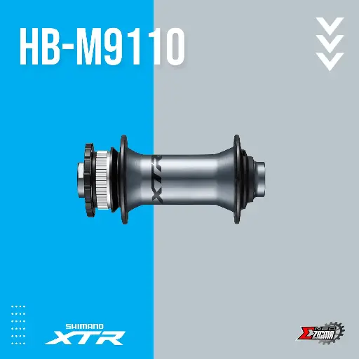 [HUSH041F SP] Hub MTB SHIMANO XTR HB-M9110 E-Thru 15x100mm 32H Front AHBM9110B