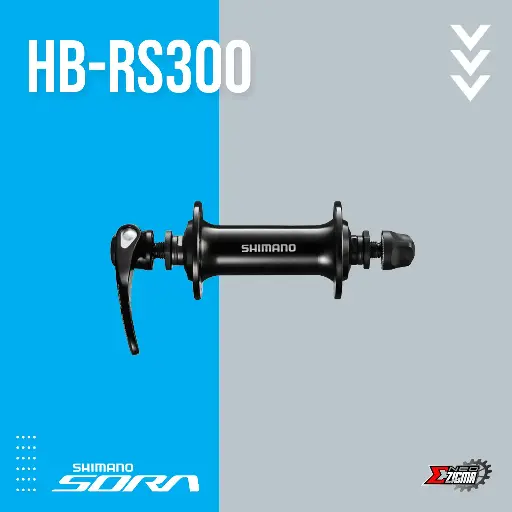 [HUSH093FE] Hub Road SHIMANO Sora HB-RS300 32H Front Ind. Pack EHBRS300BAL
