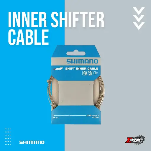 [SCSH101I] Inner Shifter Cable SHIMANO Others Stainless 2100mm ISMSLINNER01 Ind. Pack
