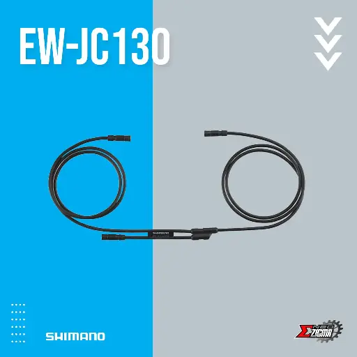 [WRSH119I] Junction Wire SHIMANO Di2 EW-JC130 Y-Split Rooting E-Tube Connector 550/50/550mm Ind. Pack IEWJC130MM