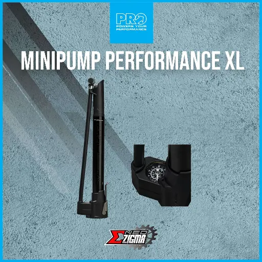 [PUMPPR123] Mini Pump PRO Performance  XL Pop Out Gauge w/ Footpad PRPU0105