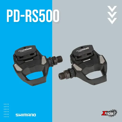 [PDSH146E] Pedal Road SHIMANO Road-Others PD-RS500 SPD SL Single Sided w/ Cleats Ind. Pack EPDRS500