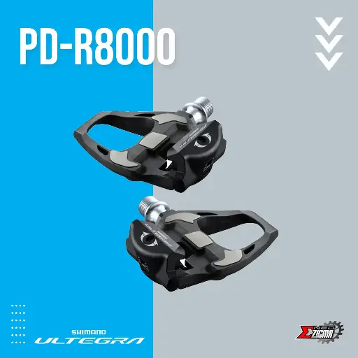 [PDSH113I] Pedal Road SHIMANO Ultegra PD-R8000 SPD SL Single Sided w/ Cleats Ind. Pack IPDR8000