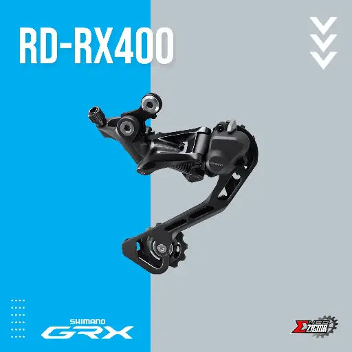 [RDSH221I] Rear Derailleur Gravel SHIMANO GRX RD-RX400 10-Spd Ind. Pack IRDRX400
