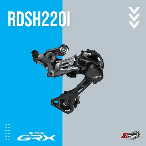 [RDSH220I] Rear Derailleur Gravel SHIMANO GRX RD-RX812 GS 11-Spd For 42T For 1X Ind. Pack IRDRX812