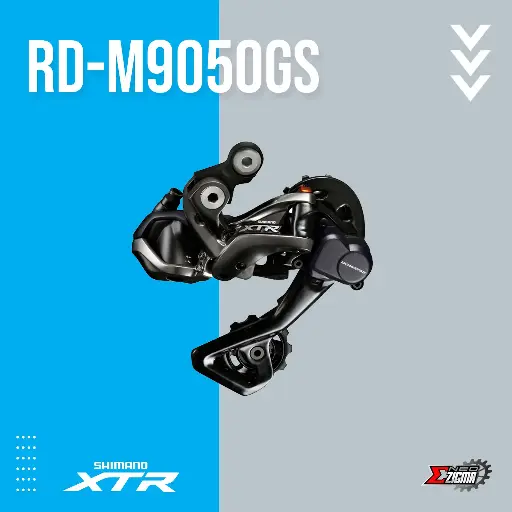 [RDSH156 SP] Rear Derailleur MTB SHIMANO XTR Di2 RD-M9050GS Med Cage 11-Spd KRDM9050GS
