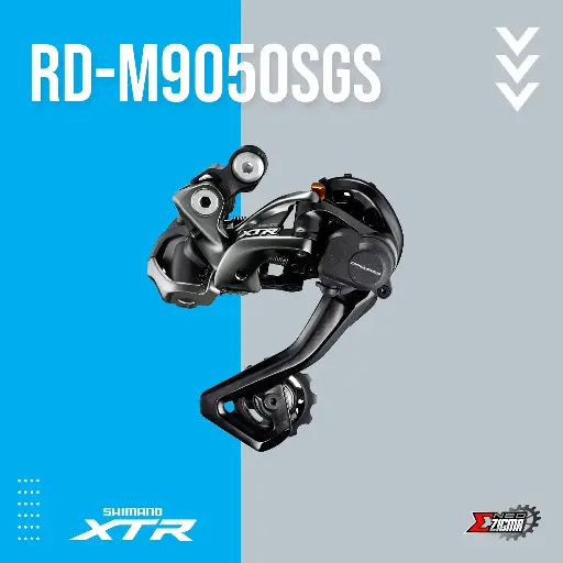 [RDSH157 SP] Rear Derailleur MTB SHIMANO XTR Di2 RD-M9050SGS  Long Cage 11-Spd KRDM9050SGS