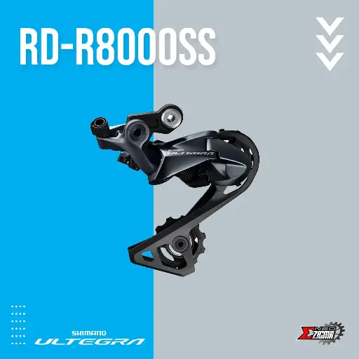 [RDSH209I] Rear Derailleur Road SHIMANO Ultegra RD-R8000SS 11-Spd Short Cage Ind. Pack IRDR8000SS
