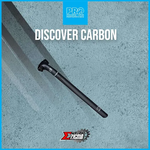 [SPPR148] Seat Post PRO Discover Carbon 27.2x400mm PRSP0182 20mm Offset