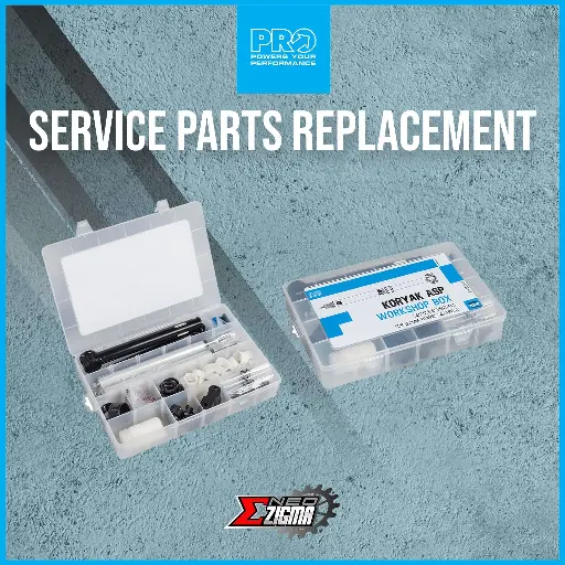 [SVPPR108] Service Parts Replacement Set For Seatpost PRO Koryak ASP Workshop Box PRSP0191
