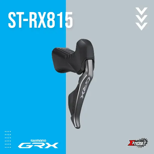 [STSH087RI] Shifter Lever Gravel SHIMANO GRX Di2 ST-RX815 11-Spd ISTRX815R Hydraulic Rear Ind. Pack