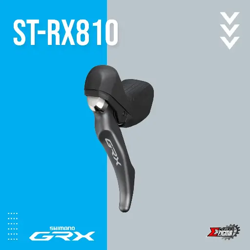 [STSH085FI] Shifter Lever Gravel SHIMANO GRX ST-RX810 2-Spd For Hydraulic Front Ind. Pack ISTRX810LI