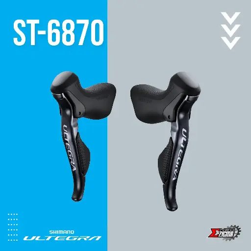 [STSH102I] Shifter Lever Road SHIMANO Ultegra Di2 ST-6870 Front/Rear 11-Spd IST6870PA Rim Brake Ind. Pack