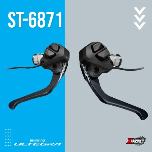 [STSH119I] Shifter Lever Road SHIMANO Ultegra Di2 ST-6871 2x11 Spd IST6871PA Rim Brake For TT Handle Bar Left/Right  Ind. Pack