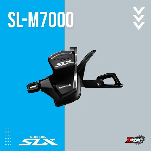 [SLSH025F] Shifter MTB SHIMANO SLX SL-M7000 2-3-Spd Front KSLM7000LB