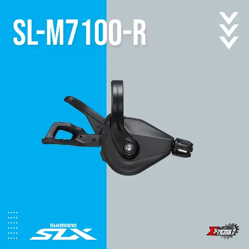 [SLSH070RI] Shifter MTB SHIMANO SLX SL-M7100-R 12-Spd Rear Ind. Pack ISLM7100RAP