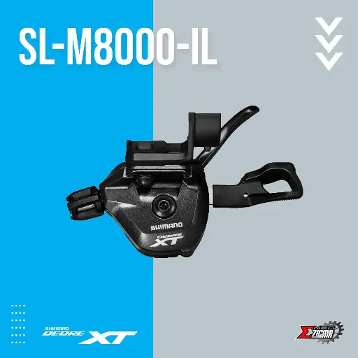 [SLSH005F] Shifter MTB SHIMANO XT SL-M8000-IL I-SpecII Direct Attachment Front KSLM8000ILB