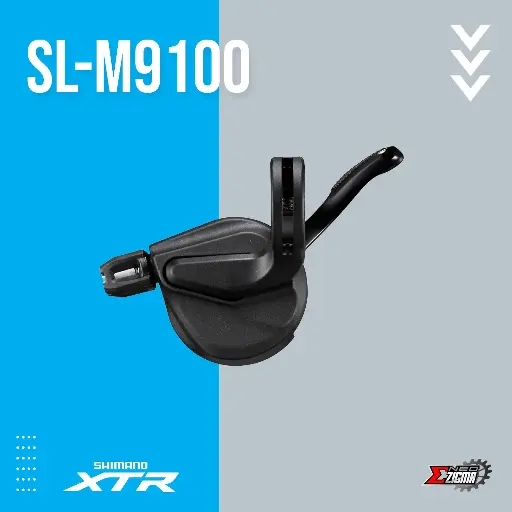 [SLSH043F] Shifter MTB SHIMANO XTR SL-M9100 2-Spd Rapid Fire Front KSLM9100LB