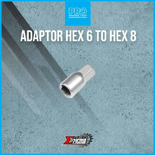 [TOPR171] Tool Bit PRO Adaptor Hex 6 to Hex 8 YPRTL0146