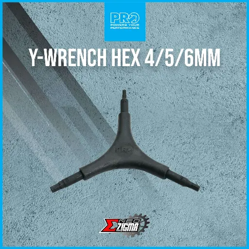 [TOPR130] Tools Y-Wrench Hex PRO 4/5/6mm PR100349